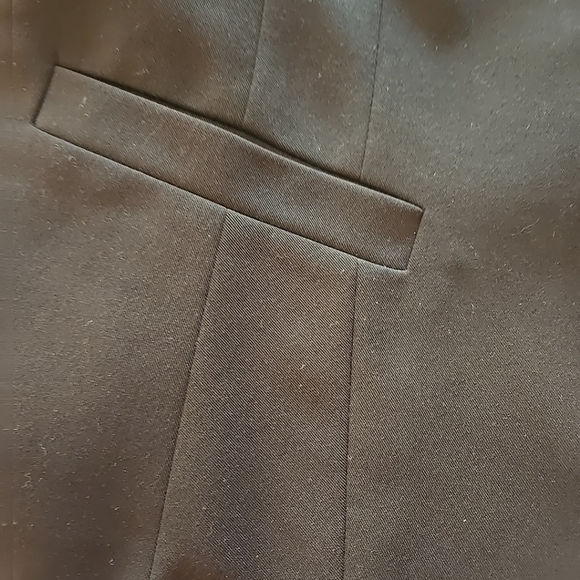 LOFT Black Classic Professional Vest One Button Princess Cut - Picture 9 of 16